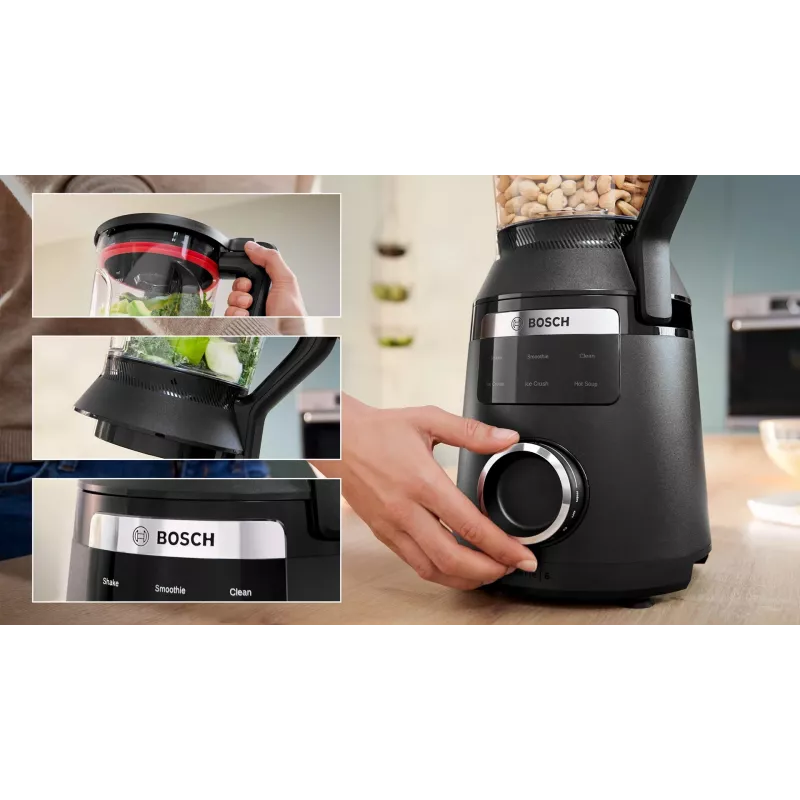 Bosch Serie 6 MMB6652B mixér 2 l stolový mixér 1800 W čierny