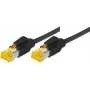 Tecline 72201S Ethernet patch kábel čierny