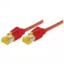 Tecline 72207R Ethernet patch kábel červený