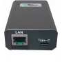 Microconnect POEINJ-25W-USBC - Gigabit Ethernet - 1000 Mbit/s - IEEE 802.3,IEEE 802.3ab,IEEE 802.3u - Cat5,Cat5e,Cat6,Cat6a - 100 m - čierna (POEINJ-25W-USBC)