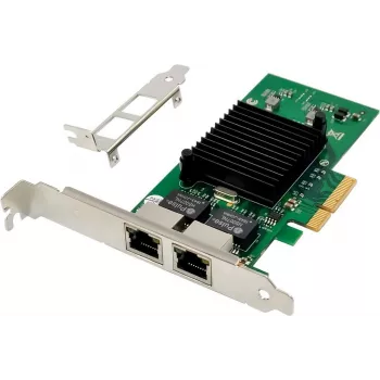 MicroConnect sieťová karta PCIe x1 Intel 82576 Dual-RJ45 (MC-PCIEX4-82576-D)