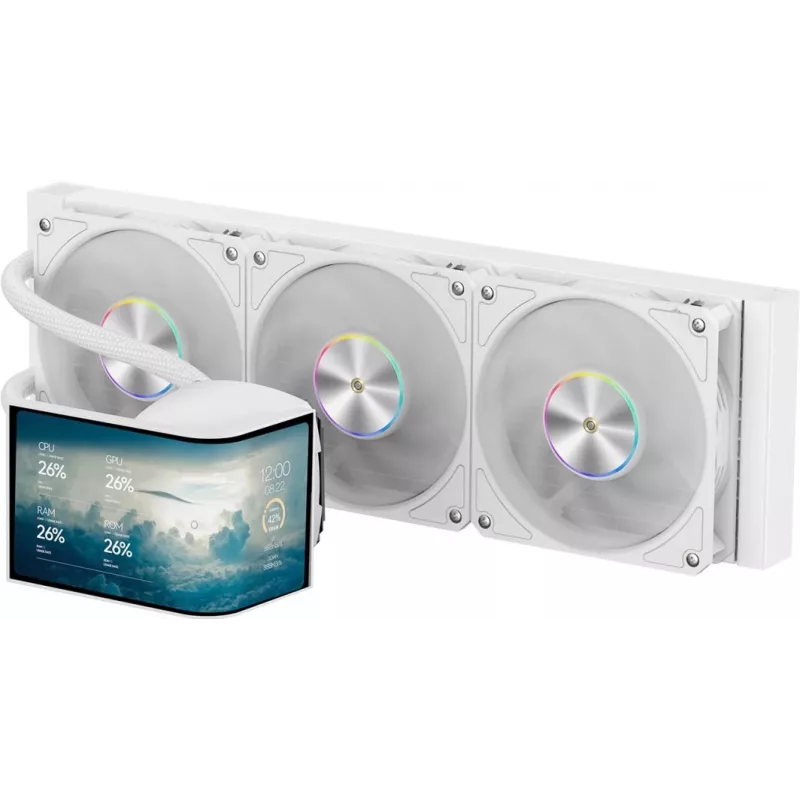 Kvapalinové chladenie Krux HydroArc 360 White (KRXE011)