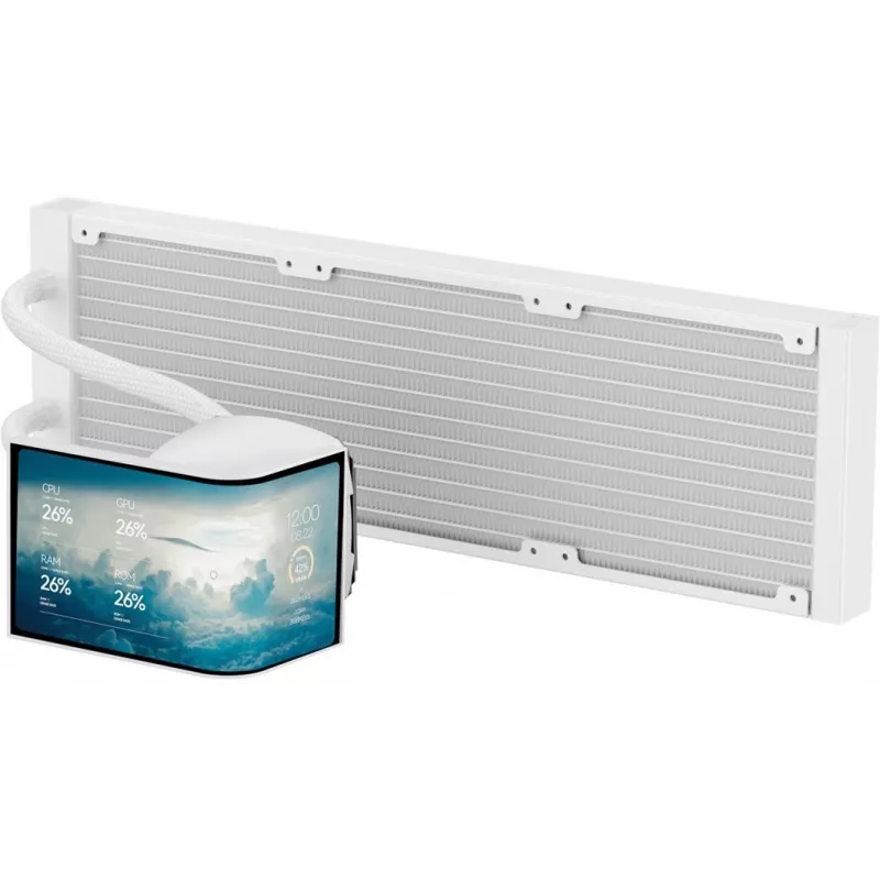 Kvapalinové chladenie Krux HydroArc 360 White (KRXE011)