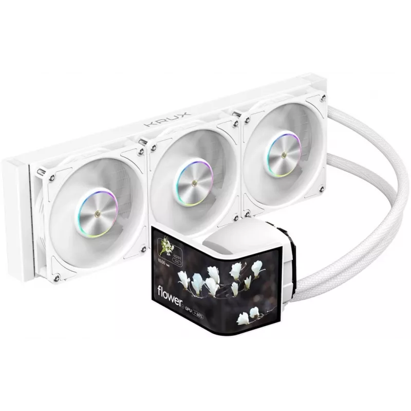 Kvapalinové chladenie Krux HydroArc 360 White (KRXE011)