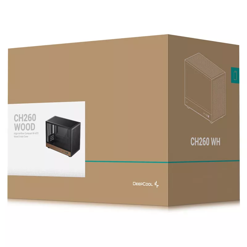 Mini skriňa DeepCool CH260 WOOD