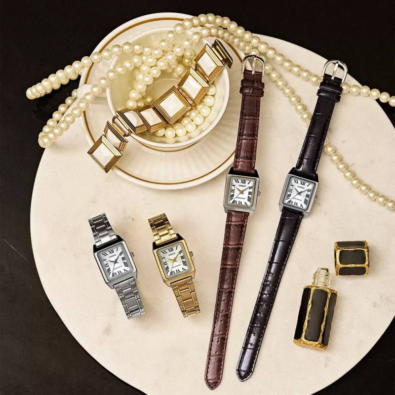 CASIO LTP-V007G-9BUDF dámske analógové hodinky, zlaté