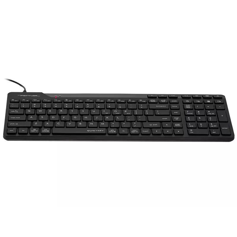 A4Tech Fstyler FBK27C AS Tichá klávesnica 2,4GHz+BT, čierna