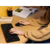 A4Tech Fstyler FBK27C AS Tichá klávesnica 2,4GHz+BT, čierna
