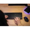 A4Tech Fstyler FBK27C AS Tichá klávesnica 2,4GHz+BT, čierna