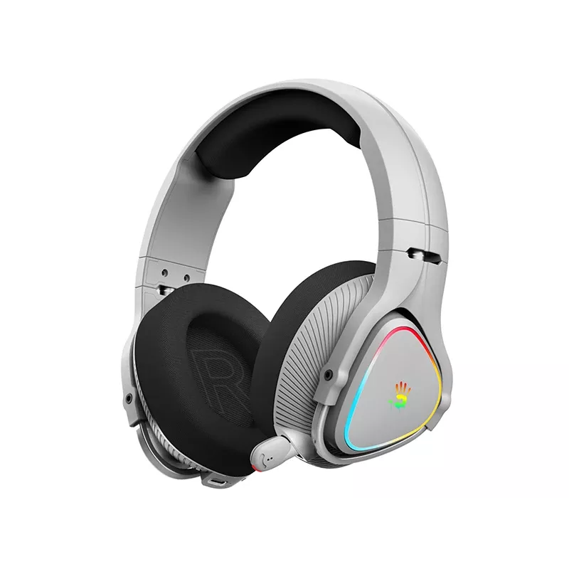 A4Tech 47752 Bloody MR710 RGB herný bezdrôtový headset, sivá
