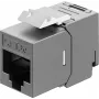 Goobay Keystone modul RJ45 CAT 6A, STP, tenký & Short, uzemňovacia svorka (77942)
