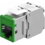 Goobay Keystone modul RJ45 CAT 6A, STP, tenký, zelený (77945)