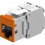 Goobay Keystone modul RJ45 CAT 6A, STP, tenký, oranžový (77947)