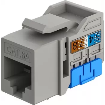 Goobay Keystone modul RJ45 CAT 6A, UTP, tenký & Short (77951)