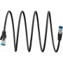 Goobay ultra-flexibilný CAT 6A patch kábel S/FTP (PiMF), čierny (79285)