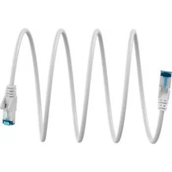 Goobay Ultra-Flexibilný CAT 6A Patch kábel S/FTP (PiMF), biely (79420)
