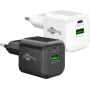 Goobay 20 W USB-C PD GaN Dual-Fast Charger Nano biela (79621)