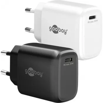 Goobay 25 W USB-C PD GaN rýchlonabíjačka čierna (79622)