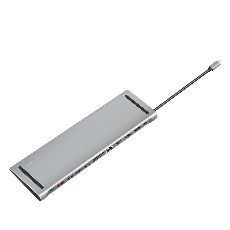 USB3.2 dokovacia stanica USB-C, 12 portov, PD