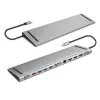 USB3.2 dokovacia stanica USB-C, 12 portov, PD