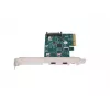 Sieťová karta PCI Express x1 -> 2x USB-C 3.2 Gen 2x1 LED Low Profile