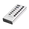 Hub USB 3.2 Gen1 7 portov USB-A/C, vypínač
