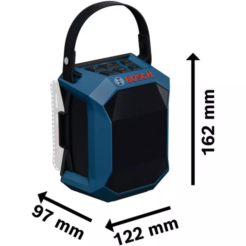 Bosch 06014A7001 napájací adaptér modrý