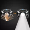 Montis akumulátorová čelová lampa so senzorom MT001 Black Headband flashlight LED