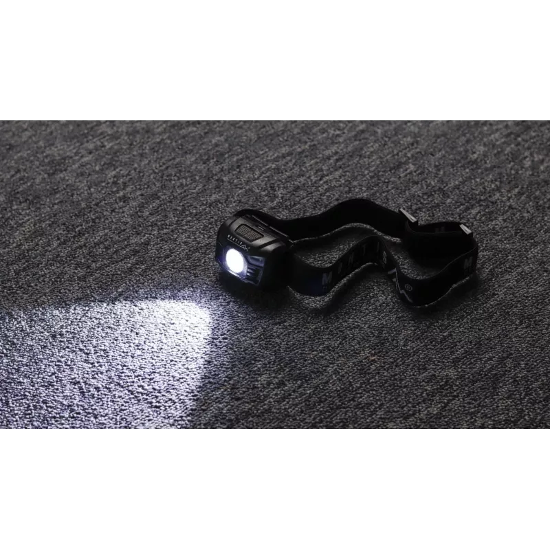 Montis akumulátorová čelová lampa so senzorom MT001 Black Headband flashlight LED