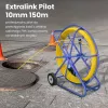 Extralink ťahacia hlava Pilot 10 mm 150 m sklolaminát FRP, d. 10 mm, d. 150 m, žltá