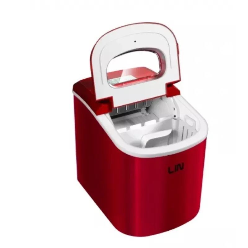Prenosný výrobník ľadu LIN ICE PRO-R12 červený