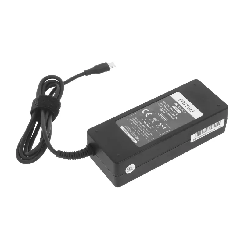 Napájací zdroj na notebook 90W USB-C 5V-9V-12V-15V/3A, 20V/4.5A PD