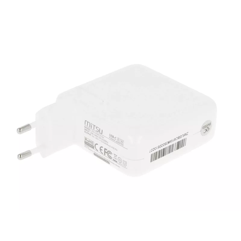 Napájací zdroj na notebook 61W USB-C 5V-9V-12V-15V-20V-20,3V/3A PD