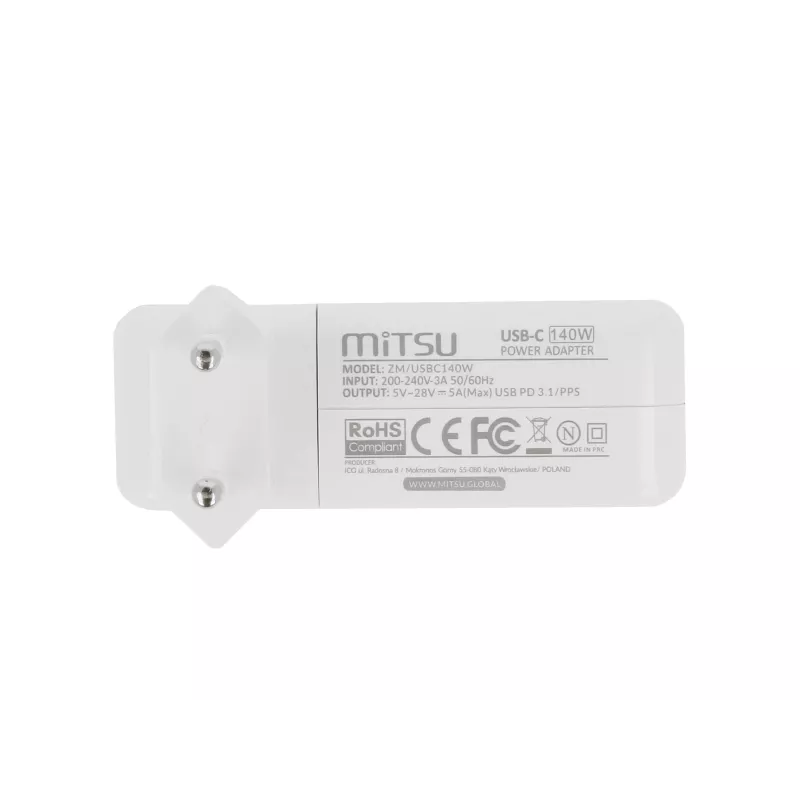 Napájací zdroj / nabíjačka na notebook 100W USB-C 5V-9V-12V-15V/3A, 20V-28V/5A PD