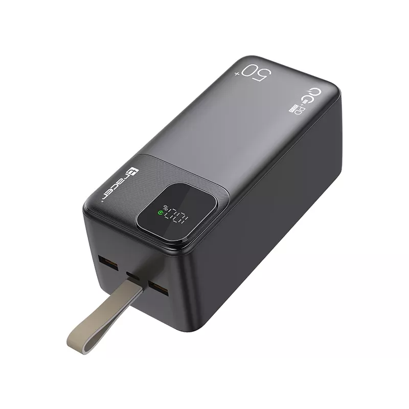 Tracer 47825 Prime-V5 50000mAh QC22.5W+PD20W power banka, čierna