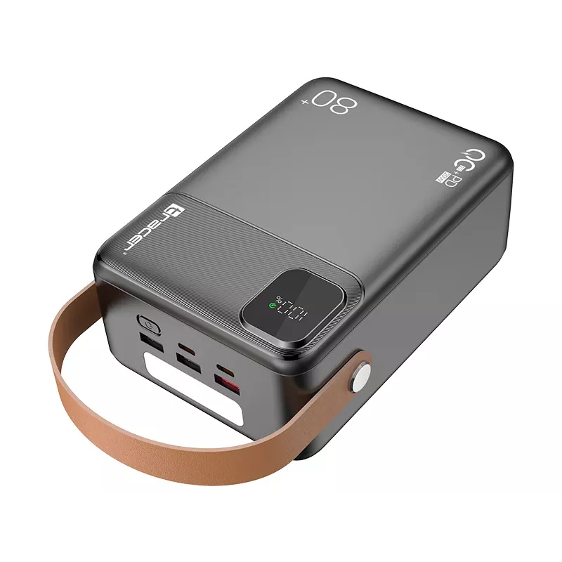 Tracer 47826 Prime-V8 80000mAh QC22.5W+PD20W power banka, čierna