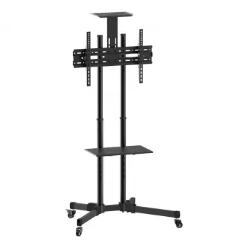 VALUE LCD/TV stojan na kolieskach, 37-70 palcov, do 50 kg, čierny