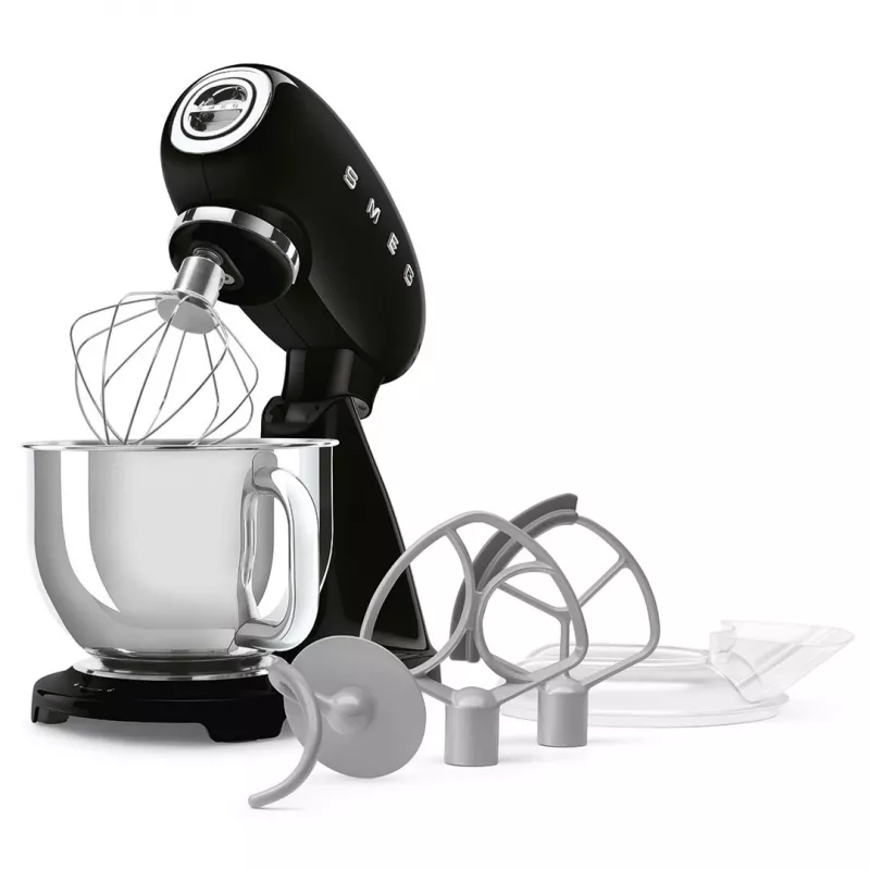Smeg kuchynský robot SMF05BLEU, 4,8 L, 1000 W, čierny