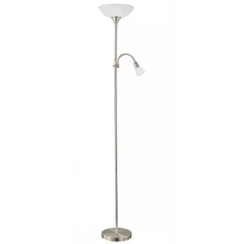 Stojacia lampa 82842 Opal Chrom E14/E27 25W