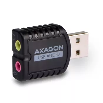 AXAGON ADA-10, USB 2.0 stereo audio mini adaptér