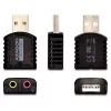 AXAGON ADA-10, USB 2.0 stereo audio mini adaptér