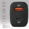 AXAGON PWC-PQ38 38W autonabíjačka 2x port USB-A+C