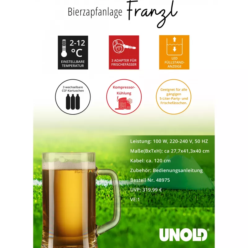 Unold Franzl 5 L výčapné zariadenie