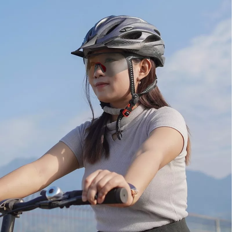 Rockbros 189114 polarizované cyklistické okuliare s UV ochranou a vložkou na dioptrie, sivé