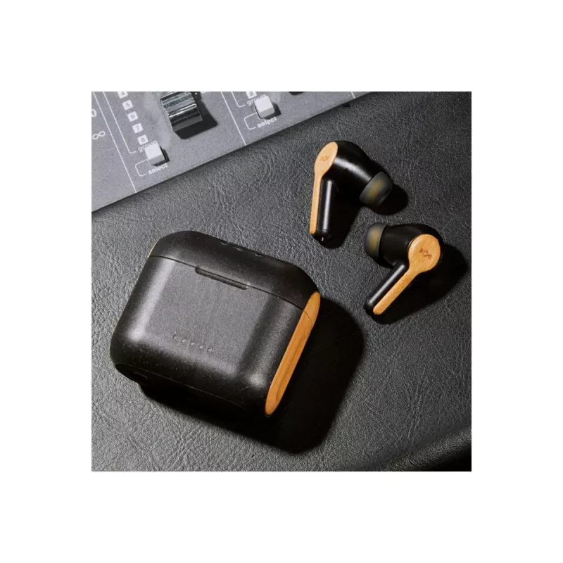 Marley Rebel True Earbuds vstavaný mikrofón, In-Ear, bezdrôtové, Signature čierny