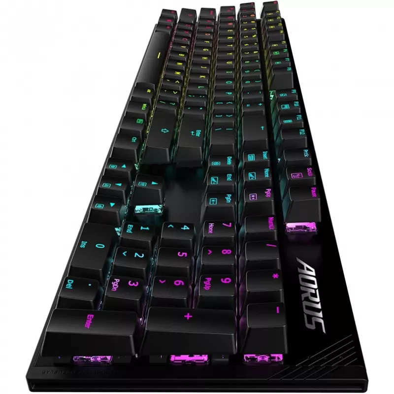 Gigabyte AORUS K1 - klávesnica - podsvietenie