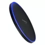 AXAGON WDC-P10T tenké bezdrôtové rýchlonabíjacie podložka, Qi 5/7,5/10 W, Micro-USB