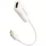 AXAGON RVDM-HI14NW – 0,15 m – Mini DisplayPort – HDMI – konektor samec – konektor samica – rovný