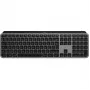 Logitech Master Series MX Keys S pre Mac - klávesnica - plná veľkosť - podsvietená - bezdrôtová - Bluetooth LE - AZERTY - francúzska - Space Gray (920-011625)