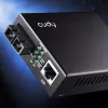 Cudy MC100SA-20 sieťový mediálny konvertor 100 Mbit/s 1310 nm Singlemode čierny